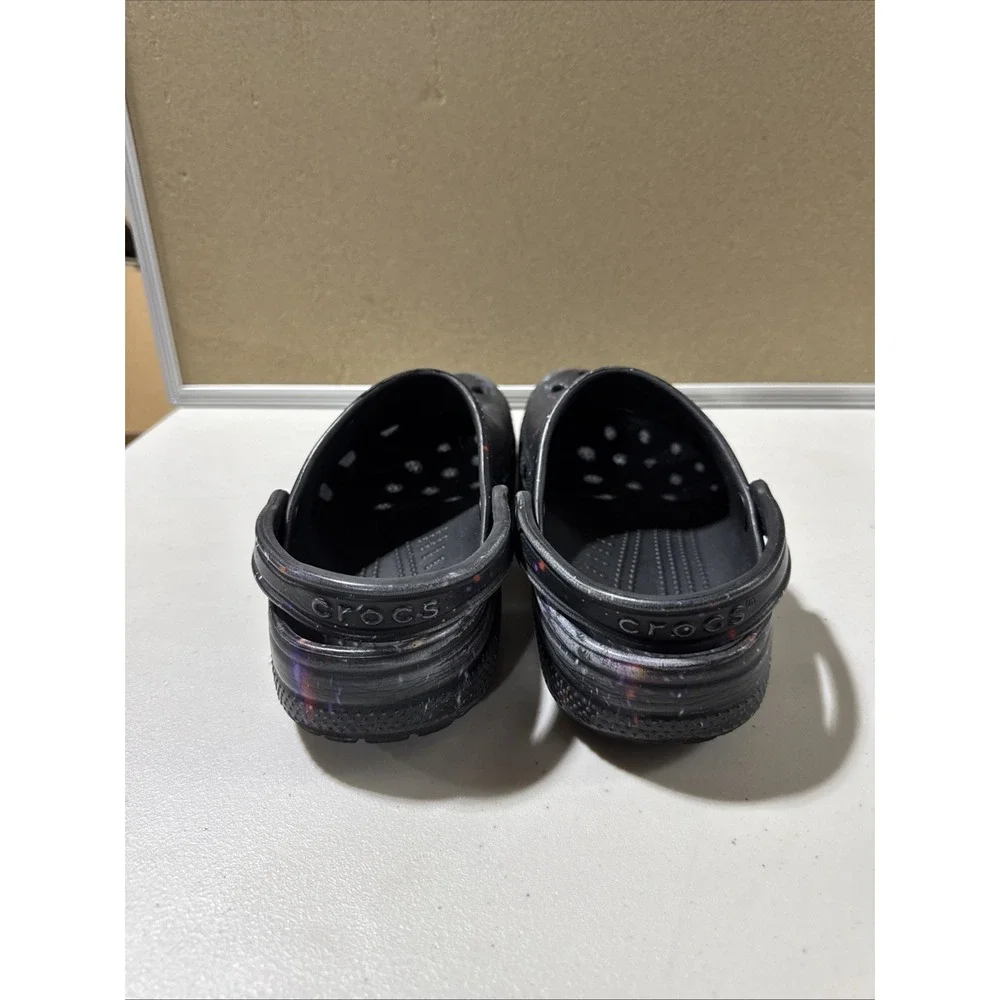 Classic Crocs Out of this world ll Unisex Clog Black painted Size M 9 / W 11